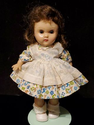 Vintage Vogue Ginny Slwml Doll In 1956 Tiny Miss Dress 44