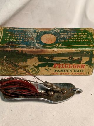 Vintage Pflueger Famous Bait Lure 3 5