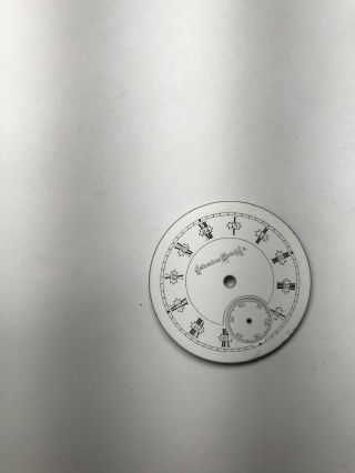 Large 18 Size Canadian Dial For Columbus Pocket Watch