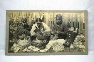 Antique/vintage Large Photograph Native American Indian Women & Baby