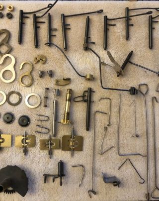 Antique cuckoo clock parts assortment - parts only 3