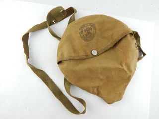 Vintage Boy Scouts Of America Canvas Mess Kit Bag -