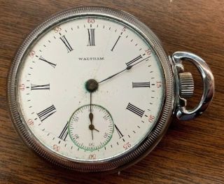 American Waltham Pocket Watch Model 1883 18s Gr 81 Made 1902
