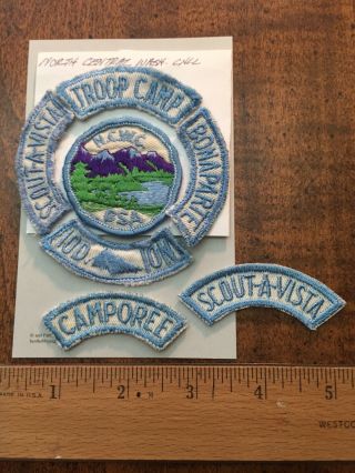 Bsa North Central Washington Council 1960’s? Council Patch With 6 Segments.