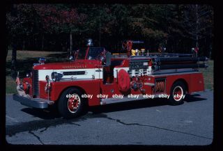 Hyattsville Md E13 1958 Pirsch Pumper Fire Apparatus Slide