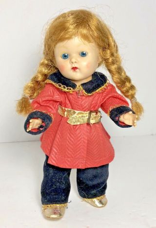 Vintage Vogue Transitional Strung Pl Ginny Doll Tagged Tv Outfit 1952/53 Marking
