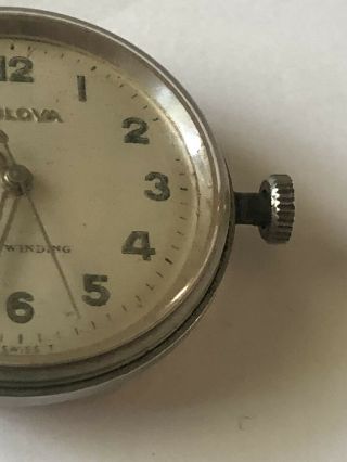 Vintage Bulova Self Winding Pocket Watch Swiss