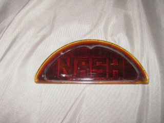 Antique Nash Tail Light Lens Brake Light Lens In