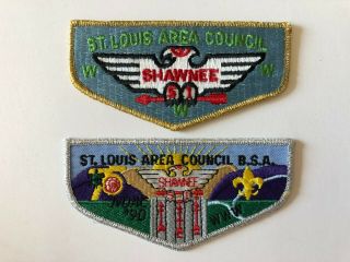 Shawnee Lodge 51 S6b F8 1990 Noac Flap Patches Order Of The Arrow St Louis