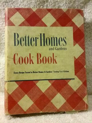 Vintage Better Homes And Gardens Cookbook 1947