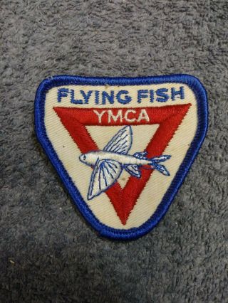 Vintage Swimming Patch - Ymca Flying Fish - Swimming