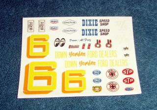 Amt Decal  Down Yonder Ford Dealers  Dixie Speed Shop 2461 - 7