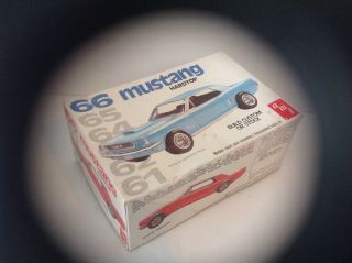 1966 Mustang Hardtop Model Kit (by Amt 2207) 1:25 Scale