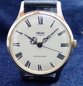 Smiths Gents Vintage Wristwatch Circa Late 1960`s