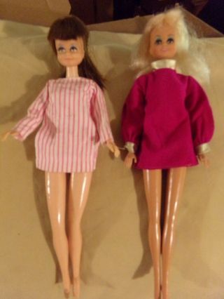 Vintage Suntan Maddie Mod And Princess Grace Mego Barbie Clones
