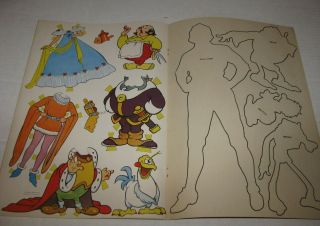 1939 Paramount Pictures GULLIVER ' S TRAVELS Paper Dolls Book Uncut 4