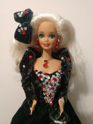 Mattel Barbie Doll Happy Holidays Special Edition 1991 2
