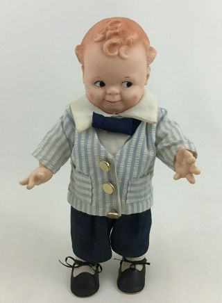 Cameo Scootles 11 " Doll Vintage 1964 Vinyl Boy Freestanding Suit Bow Tie Kewpie