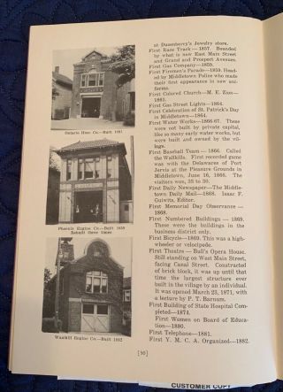 MIDDLETOWN NY Golden Jubilee 1888 - 1938 Soft Cover Illustrated Pictures and maps 3