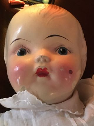 Creepy Haunted Vintage Baby Doll Agnes.  Needs Home Gothic Horror.  Adopt Now 3