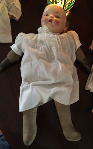 Creepy Haunted Vintage Baby Doll Agnes.  Needs Home Gothic Horror.  Adopt Now 8