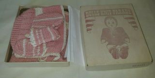 Vintage Dolls Knit Parade Knit Clothing Tiny Tears Dy - Dee Baby W/ Orig.  Box