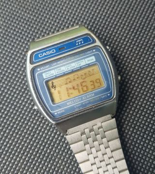 Vintage Casio Melody Alarm Mod 82 M - 1230 Japan Digital Watch