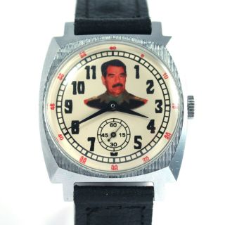 Pobeda Saddam Hussein Vintage Russian Soviet Watch Ussr 15 Jewels Mechanical