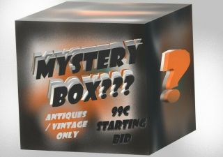 99c Antique/ Vintage Only Mysteries Box No Junk Or Trash