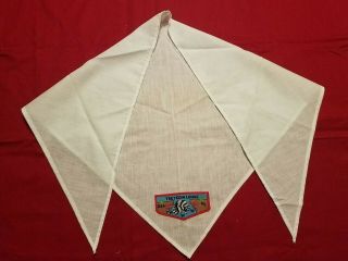 Old Stock Vintage Order Of The Arrow Neckerchief Tseyedin Lodge 65 Printed