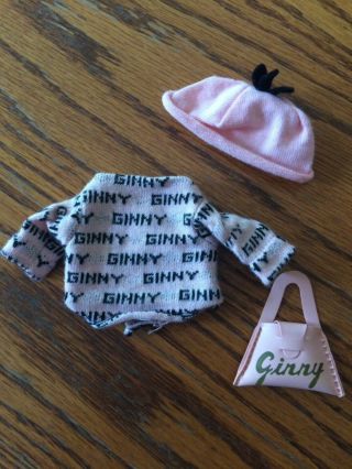 Vintage Vogue Ginny Doll Shirt,  Hat And Purse