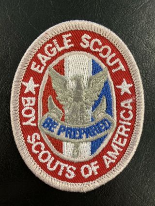 Official Boy Scouts Of America Bsa Eagle Scout Rank Pocket Patch Emblem 489