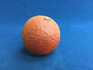 Antique Italian Alabaster Stone Fruit Tangerine Orange