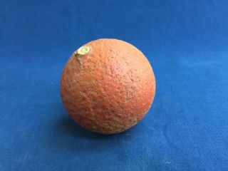 Antique Italian Alabaster Stone Fruit Tangerine Orange 2