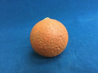 Antique Italian Alabaster Stone Fruit Tangerine Orange 3
