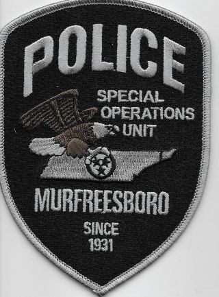 Swat Srt Murfreeboro Police Subdued State Tennessee Tn