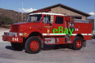 Fire Truck Photo San Bernardino International Master Engine Apparatus Madderom