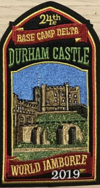 24th World Scout Jamboree Durham Castle Subcamp Badge / Patch