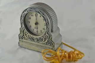 Art Deco Vintage “the Best” Electric Clock “hammond Movement” By Ha Best Lamp Co