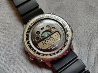Vintage Casio Dw - 7000 Digital Dive Watch