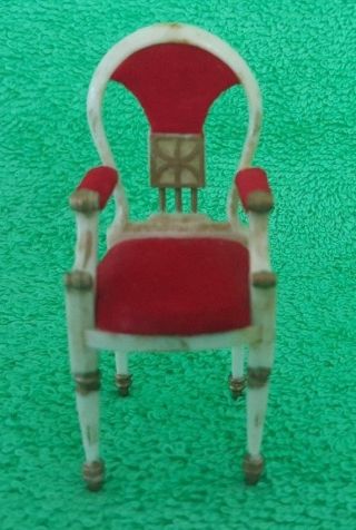 Vintage Doll House Petite Princess Ideal Dining Room Chair Furniture Toy