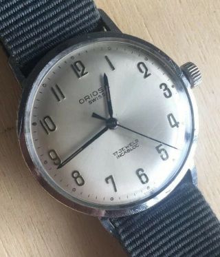Oriosa Vintage Gents Mechanical Swiss Made 17 Jewels Watch