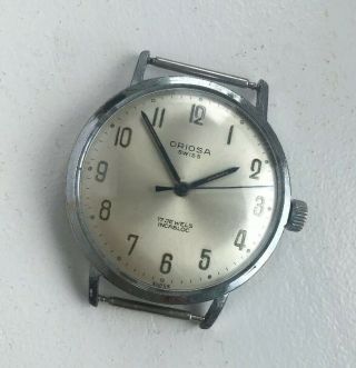 Oriosa Vintage Gents Mechanical Swiss Made 17 jewels Watch 7