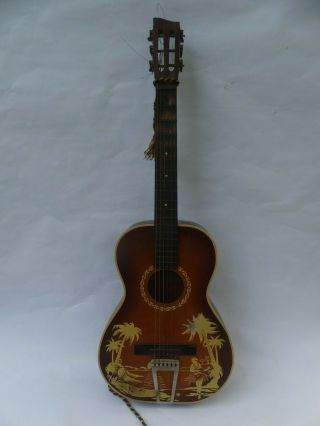 Vintage Antique Hawaiian Parlor Guitar with Case 4