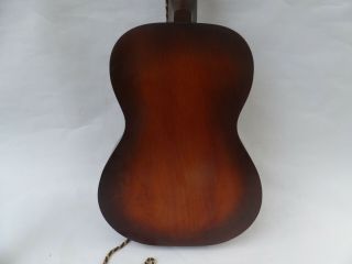 Vintage Antique Hawaiian Parlor Guitar with Case 8