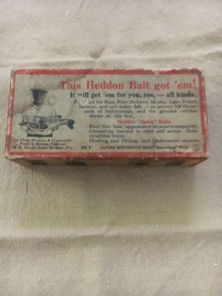 Empty 740sun Heddon - Dowagiac Punkin Seed Lure Box