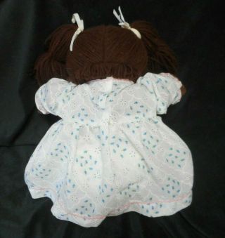 VINTAGE 1982 CABBAGE PATCH KIDS AFRICAN AMERICAN LONG HAIR GIRL PLUSH DOLL TOY E 4
