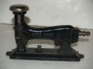 Antique 1895 Cast Iron Sure Shot Stapler