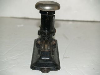 Antique 1895 Cast Iron Sure Shot Stapler 2