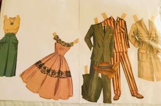 1953 I Love Lucy Lucille Ball and Desi Arnaz Paper Dolls 4